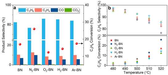 大连理工Angew. : 等离子体调控h-BN局域环境用于丙烷氧化脱氢