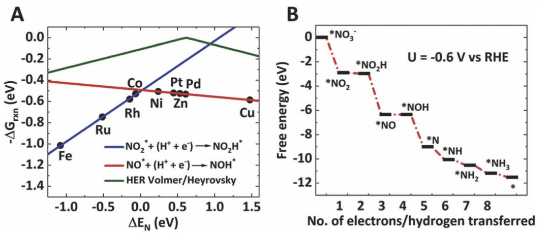 EES：电催化NO3-制氨，FE>92%，太阳能转化效率>11%