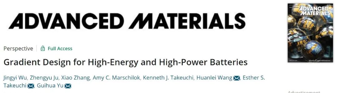 余桂华/王焕磊等AM：正负极/电解质的梯度设计实现高比能大功率锂电池！