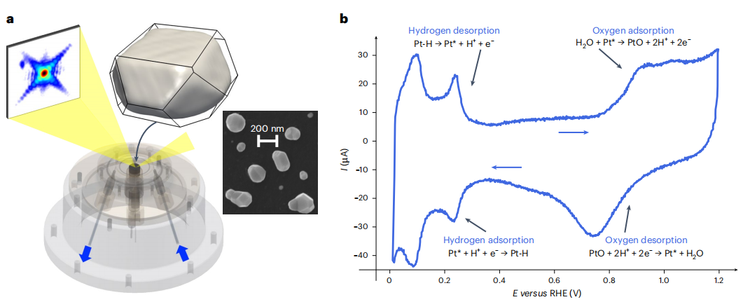 重磅！最新Nature Materials：实现单个铂催化剂纳米颗粒内的应变测量