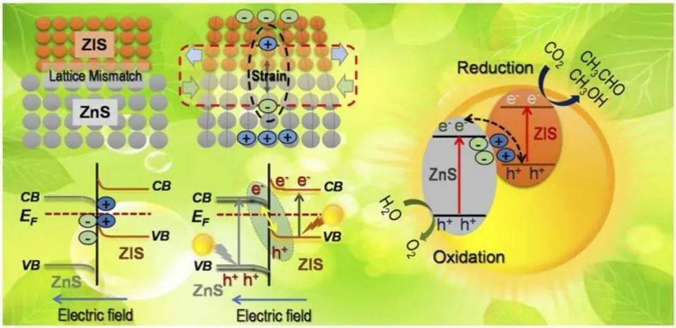 Nano Energy：首次报道！直接Z-型ZnS/ZnIn2S4异质结构助力光催化CO2还原及其分子CO2相互作用机理研究