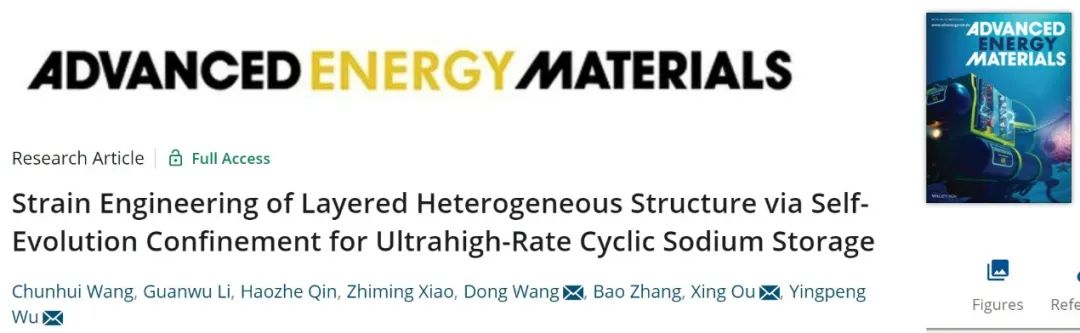 吴英鹏/王东/欧星AEM：受巢状结构启发，获得超高倍率钠离子电池正极！