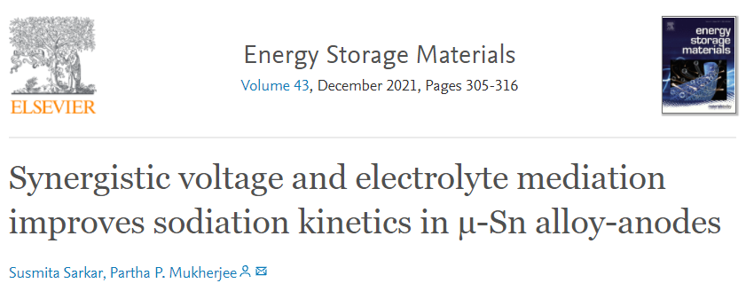 EnSM：电压和电解质协同调节改善µ-Sn合金负极