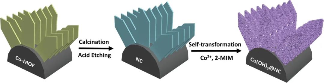 程传伟Small：超薄Co(OH)2纳米片@N掺杂C纳米片阵列作为锌-空气高效阴极