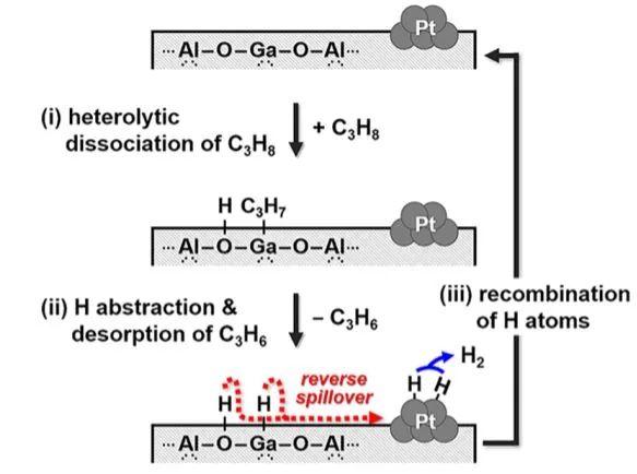 ACS Catalysis: Ga、Pt和Ce 掺杂的γ-Al2O3上组分相互作用使丙烷脱氢具有高活性、选择性和稳定性