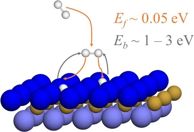 ACS Catal.：MXenes上分子氢吸附和解离的热力学和动力学：与多相催化加氢反应的相关性