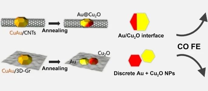 天大​Nano Res.：碳负载CuAu纳米颗粒的氧化诱导相分离用于电化学还原CO2