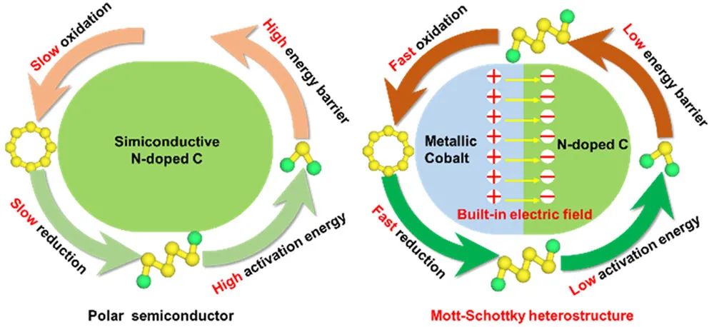孙永明Nano Lett.: 莫特-肖特基电催化剂控制锂硫电池中S的氧化还原动力学