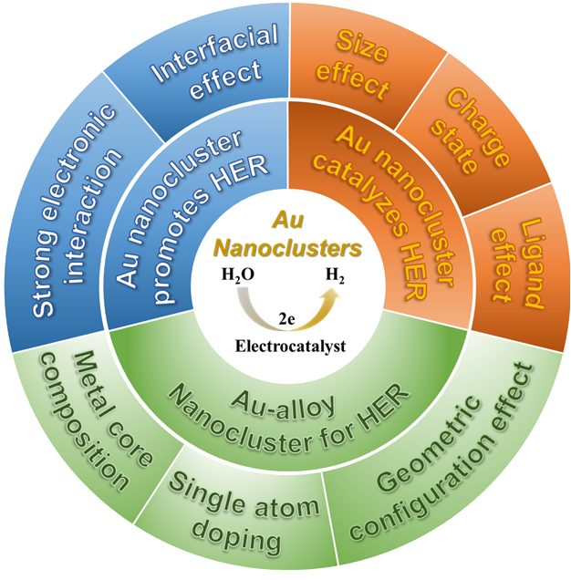 综述 | 华南理工大学唐正华课题组：原子精确金纳米团簇用于电化学析氢反应：进展与展望